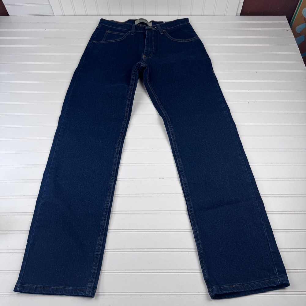 Wrangler 30x32 Men's Dark Wash Straight Leg Jeans